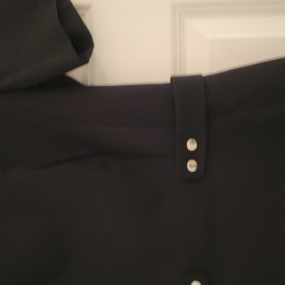 Black dress with silver studs - Picture 2 of 3